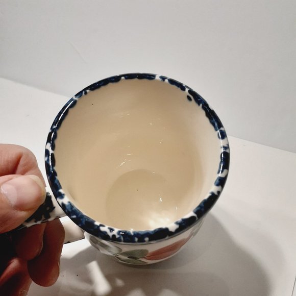 Gail Pittman mug in Whiteware - Vintage - Signed - Handpainted - Picture 6 of 7